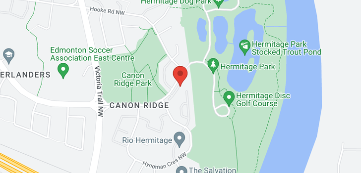 map of 1411 HERMITAGE RD NW